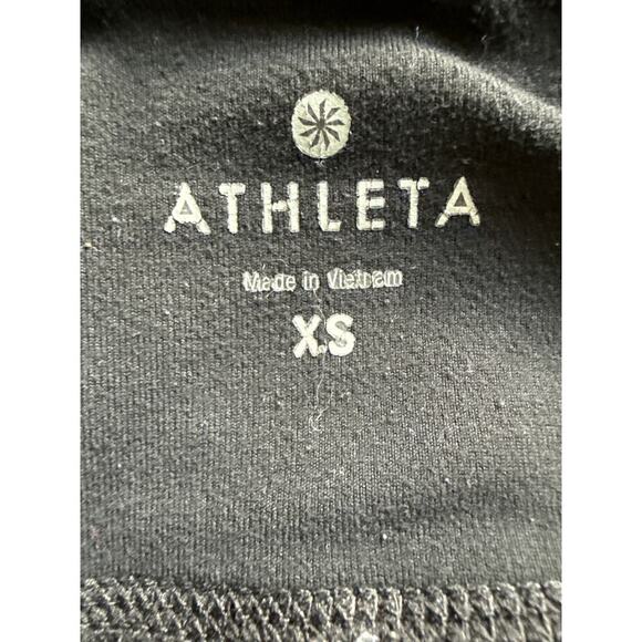 Athleta Ananda Split Capri Yoga Size XS Comfy Mid Rise Stretchy Leggings - Picture 8 of 9